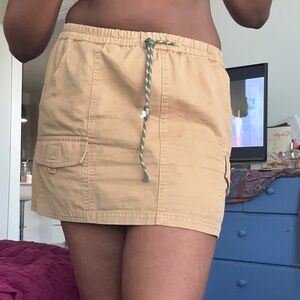 urban outfitters cargo mini skirt